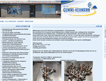 Tablet Screenshot of hehmann-industriebedarf.de